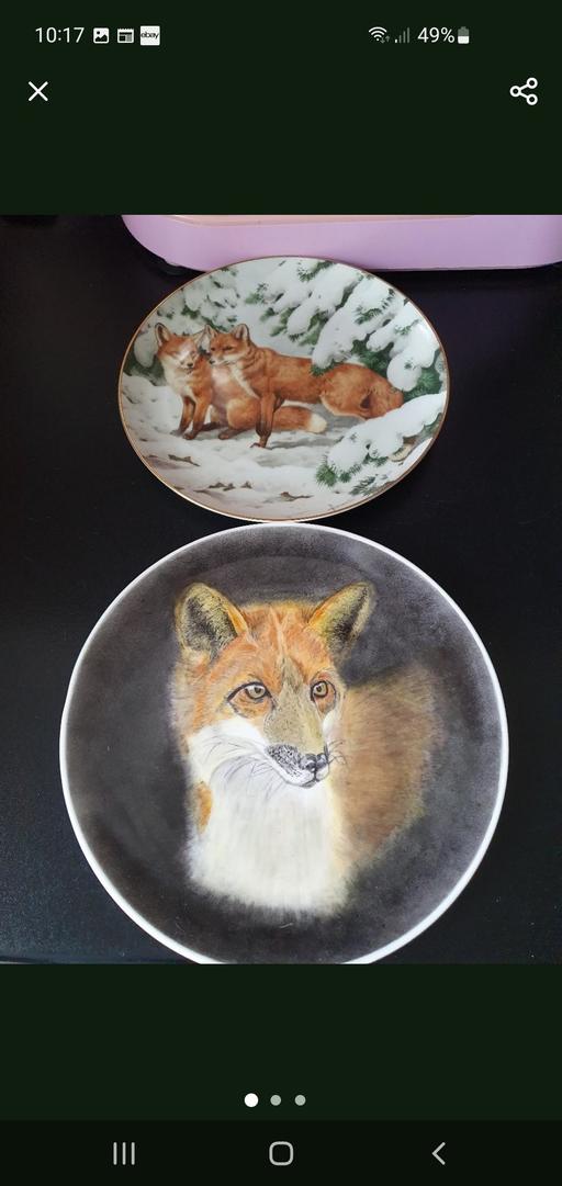 Buy & Sell Upper Gornal Dudley - Photos for ornamental fox plates x 2