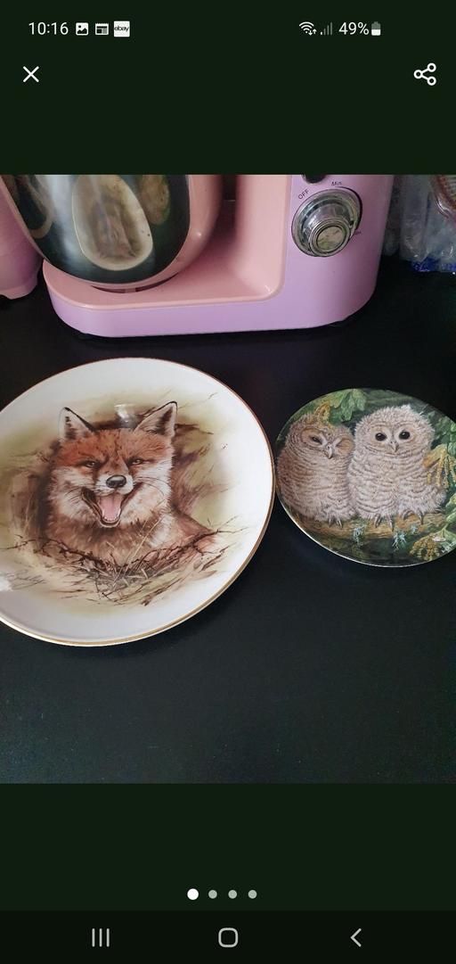 Buy & Sell Upper Gornal Dudley - Photos for ornamental wildlife plates x 2