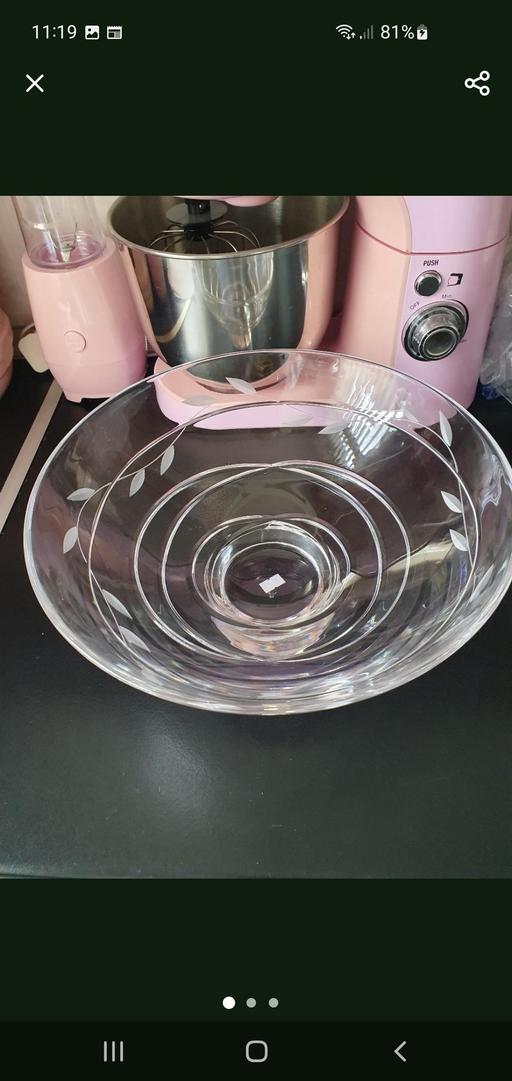 Buy & Sell Upper Gornal Dudley - Photos for large lead crystal glass bowl