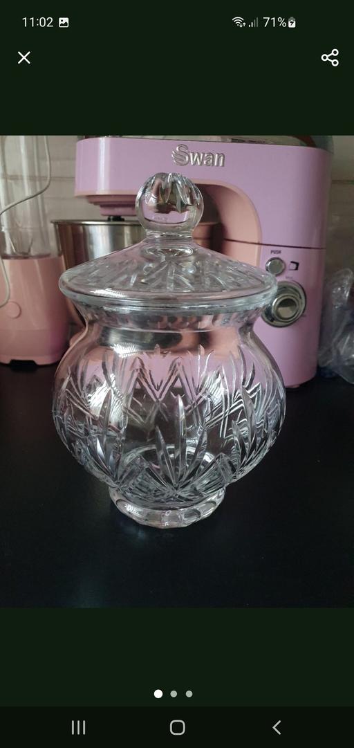Buy & Sell Upper Gornal Dudley - Photos for vintage crystal biscuit/sweet jar