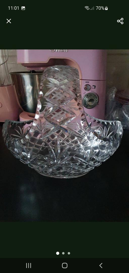 Buy & Sell Upper Gornal Dudley - Photos for large crystal glass basket