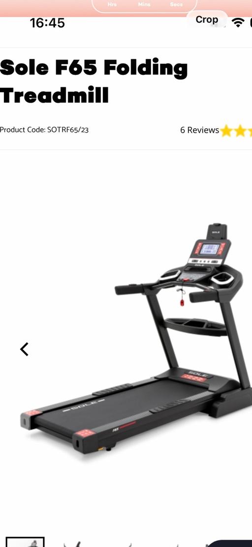 Buy & Sell Staincross Barnsley - Photos for Sole f65 treadmill