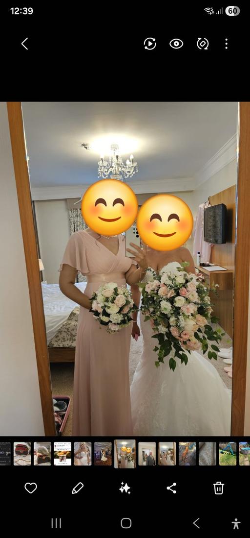  — wedding flowers, pink and white