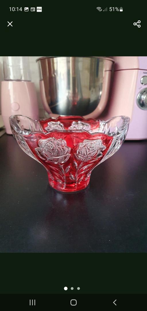 Buy & Sell Upper Gornal Dudley - Photos for red glass bowl