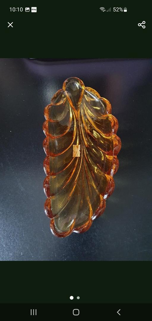 Buy & Sell Upper Gornal Dudley - Photos for vintage glass leaf dish