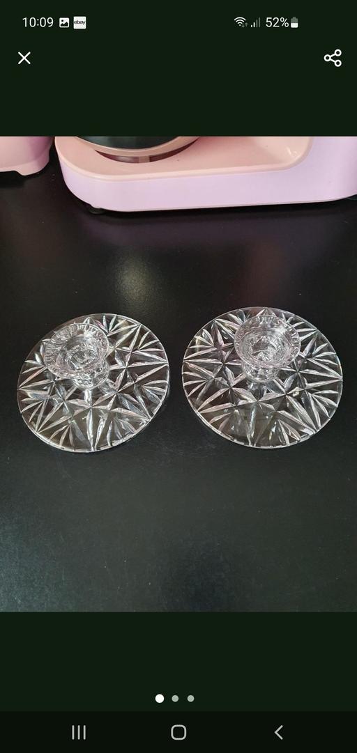 Buy & Sell Upper Gornal Dudley - Photos for pair crystal candlestick holders