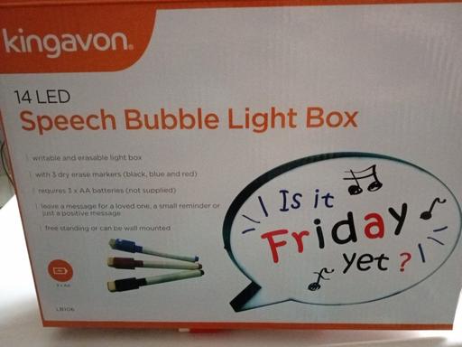 Buy & Sell Horncastle East Lindsey - Photos for brand new Speech bubble light box
