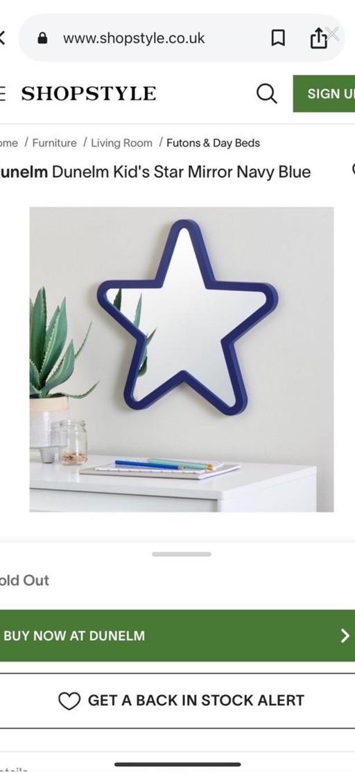 Buy & Sell Netherton Dudley - Photos for Dunelm blue star mirror