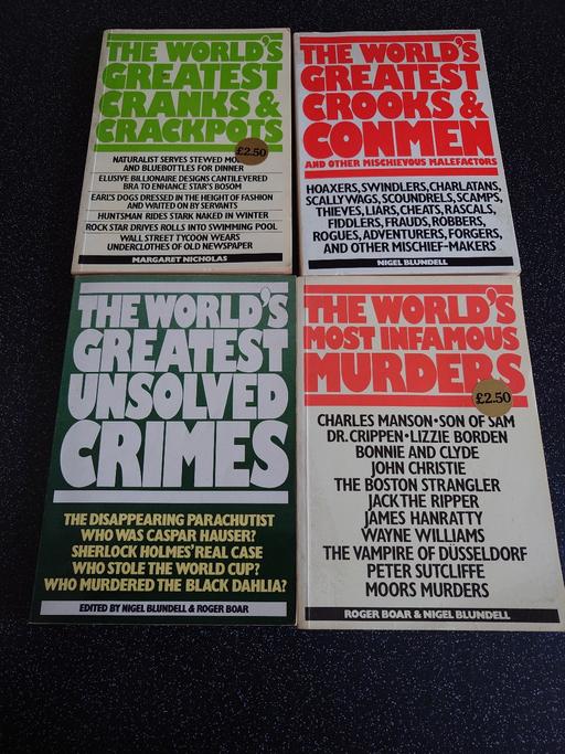 Buy & Sell Woodthorpe Charnwood - Photos for 4 worlds greatest crime BOOKS