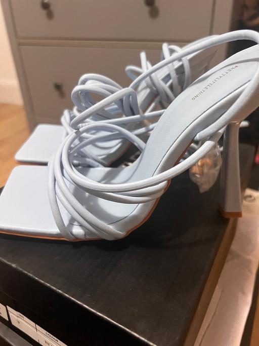 Buy & Sell Southall Ealing - Photos for Blue Lace Up High Heeled Sandals