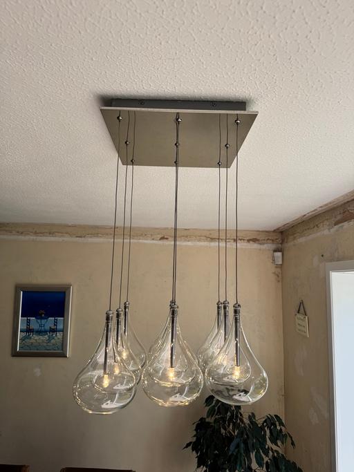 Buy & Sell Hartley Sevenoaks - Photos for Raindrop Pendant Light Fitting