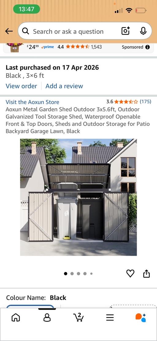 Buy & Sell Bow East London - Photos for Garden shed storage