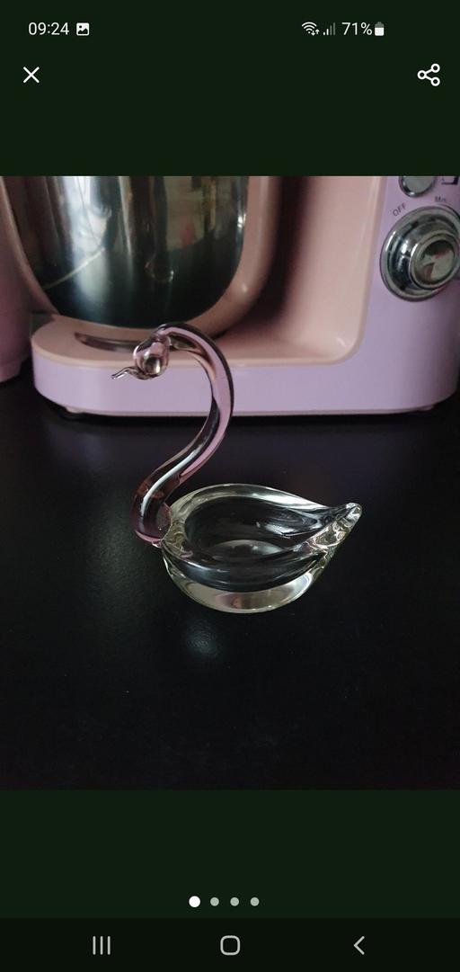 Buy & Sell Upper Gornal Dudley - Photos for vintage glass Swan dish/ ornament