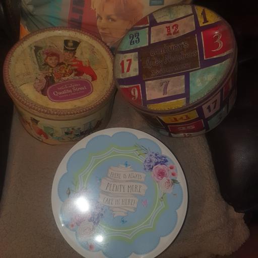 Buy & Sell Pensnett Dudley - Photos for 2 Vintage Tins & Modern Cake Tin , Good Con.