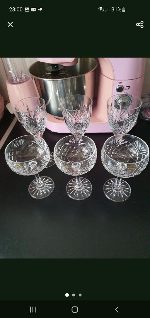 Buy & Sell Upper Gornal Dudley - Photos for vintage crystal glasses set x 6