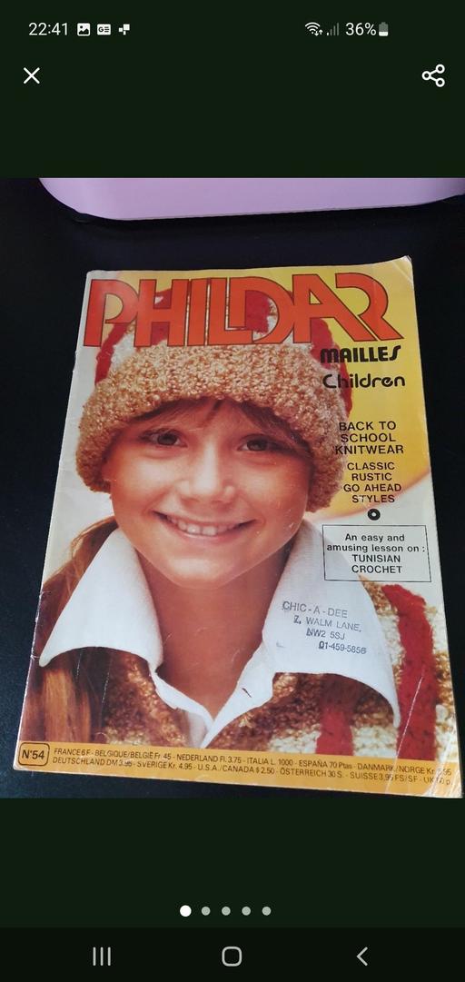 courses Upper Gornal Dudley - Photos for vintage phildar knitting book
