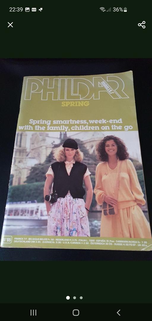 courses Upper Gornal Dudley - Photos for vintage phildar knitting book
