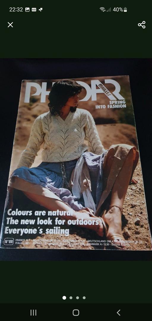 courses Upper Gornal Dudley - Photos for vintage phildar knitting book