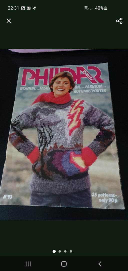 courses Upper Gornal Dudley - Photos for vintage phildar knitting book