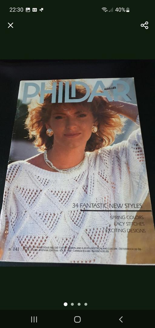 courses Upper Gornal Dudley - Photos for vintage phildar knitting book