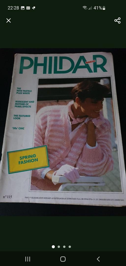 courses Upper Gornal Dudley - Photos for vintage phildar knitting book