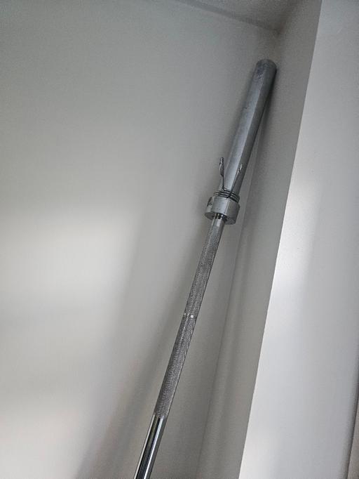 Buy & Sell Stenson Fields South Derbyshire - Photos for 7ft Olympic Barbell, Clips, Weights (70kg)