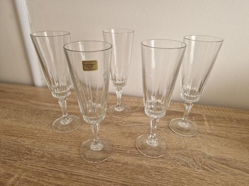 Buy & Sell Hall Green Birmingham - Photos for 5x luminarc French crystal champagne flutes