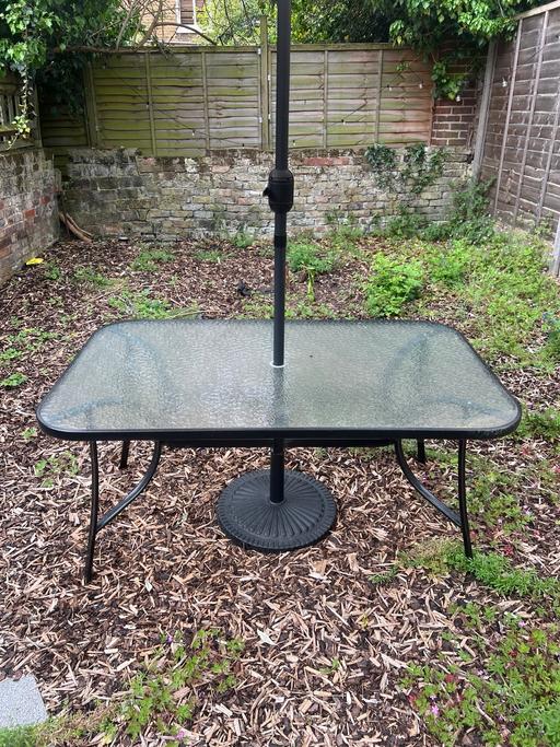 Buy & Sell Upper Holloway North London - Photos for Garden Table + Parasol