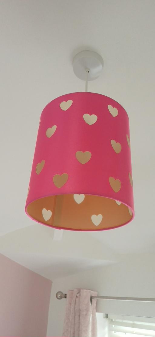 Buy & Sell Ward End Birmingham - Photos for Pink ceiling light shade