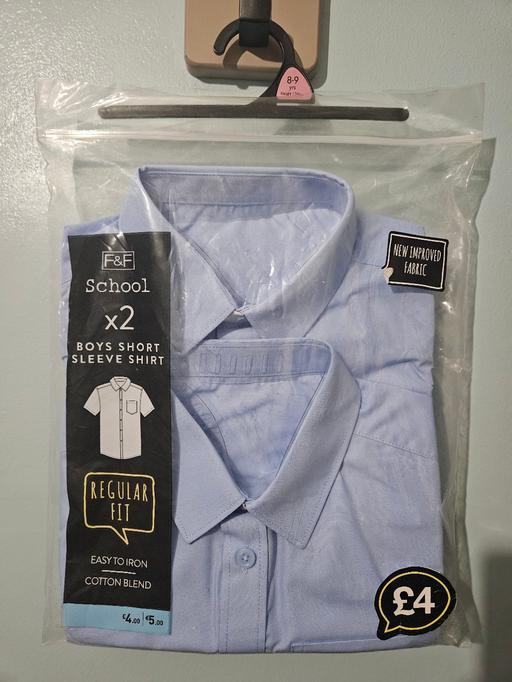 Buy & Sell Kidsgrove Newcastle-under-Lyme - Photos for boys school shirts blue age 8 to 9 yrs