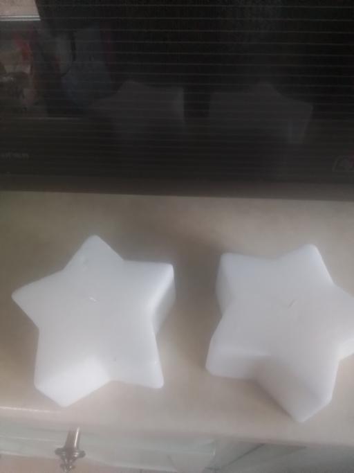 Buy & Sell Aldridge Walsall - Photos for TWO NEW STAR CANDLES