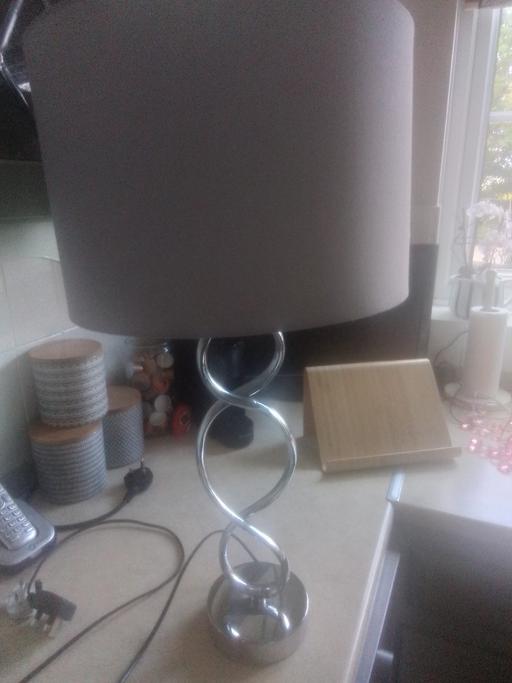 Buy & Sell Streetly Walsall - Photos for B/M LAMP WITH GREY,SHADE