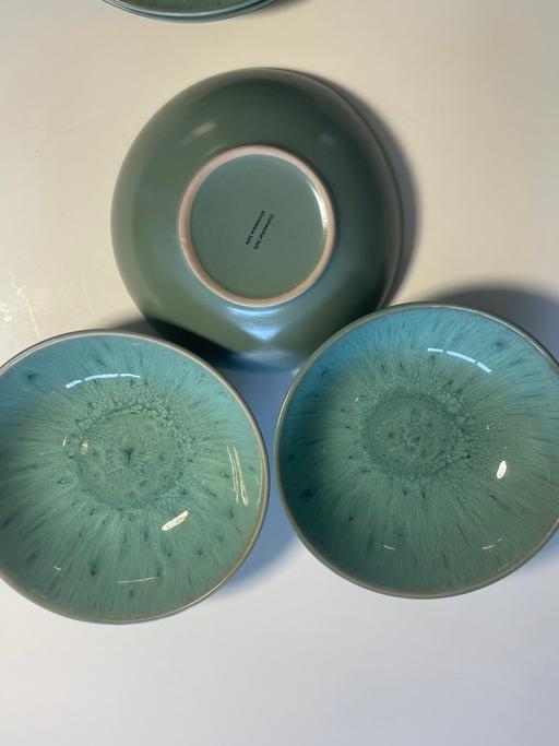 Buy & Sell Bethnal Green East London - Photos for Set of aquamarine colour plates + bowls