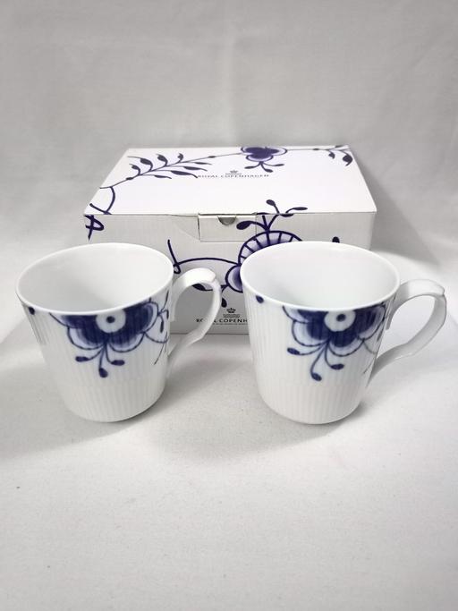 Buy & Sell Hall Green Birmingham - Photos for PAIR OF ROYAL COPENHAGEN FLUTED MEGA MUGS.