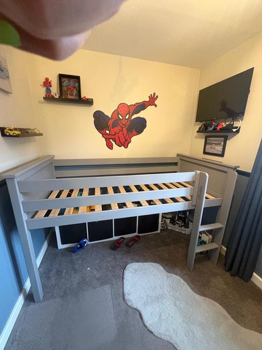 Buy & Sell Daresbury Halton - Photos for Habitat Brooklyn Mid Sleeper Bed Frame - Grey