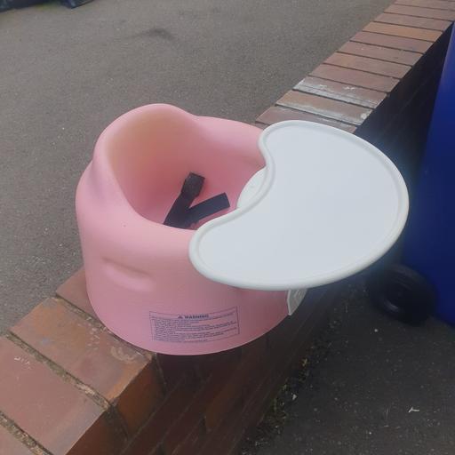 Buy & Sell Pensnett Dudley - Photos for Pink Bumbo Baby Seat & White Tray , Good Con.