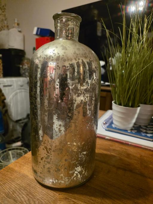 Buy & Sell Pensnett Dudley - Photos for HOUSE OF FRASER GOLD MOTTLED VASE 13,