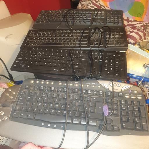 Buy & Sell Pensnett Dudley - Photos for 4 , USB Computer Keyboards , Black , Good Con