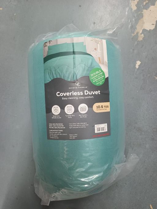 Buy & Sell Mosley Common Salford - Photos for Green Coverless Duvet 10.5 TOG Double