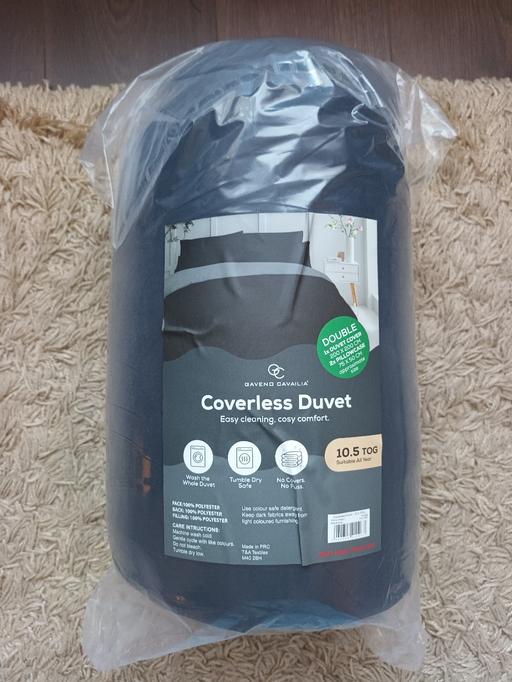 Buy & Sell Boothstown Salford - Photos for Black Coverless Duvet 10.5 TOG Double