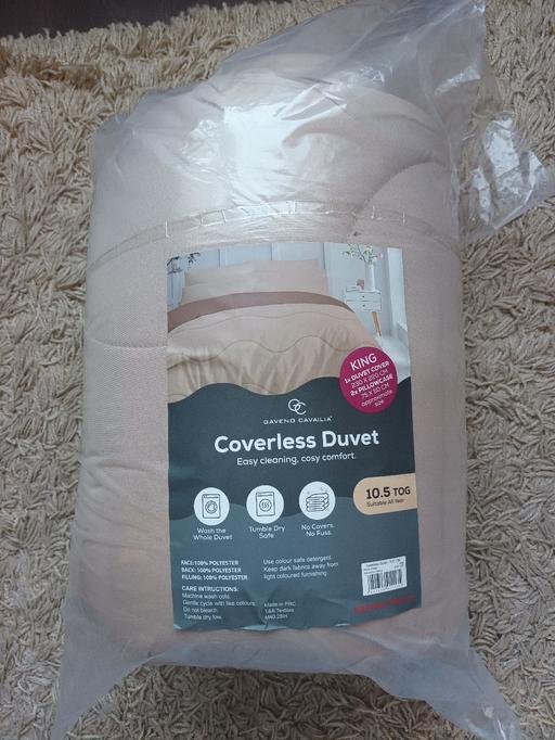 Buy & Sell Mosley Common Salford - Photos for Natural Coverless Duvet 10.5 TOG King