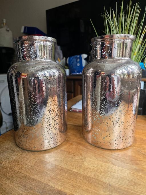 Buy & Sell Pensnett Dudley - Photos for GISELA GRAHAM GOLD MOTTLED GLASS VASES