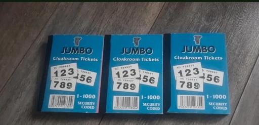 Buy & Sell Lees Oldham - Photos for Cloakroom/raffle tickets