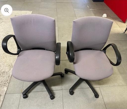 Buy & Sell Waddon South East London - Photos for 2 Swivel task chair by Comforto in Lavendar