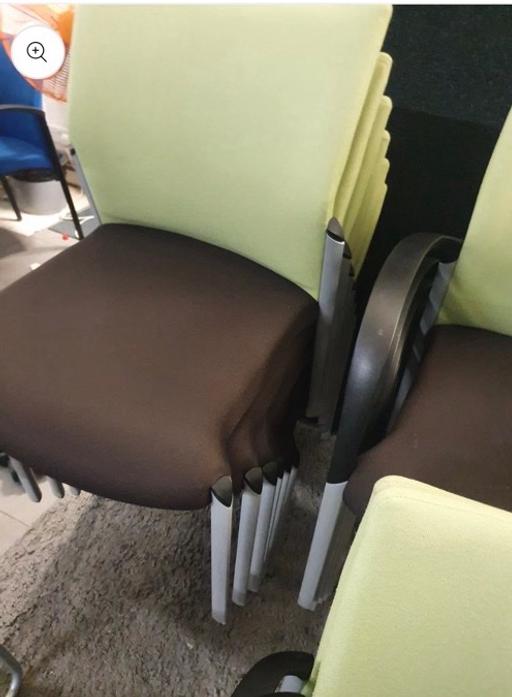 Buy & Sell Waddon South East London - Photos for Used Meeting Chair Cream Leather Boss Design