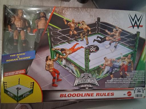 Buy & Sell Bredbury Stockport - Photos for Mattel WWE wrestling ring 2 figures set