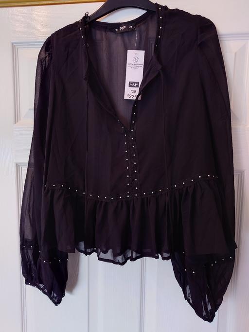 Buy & Sell Woodthorpe Charnwood - Photos for Women's black blouse size 14