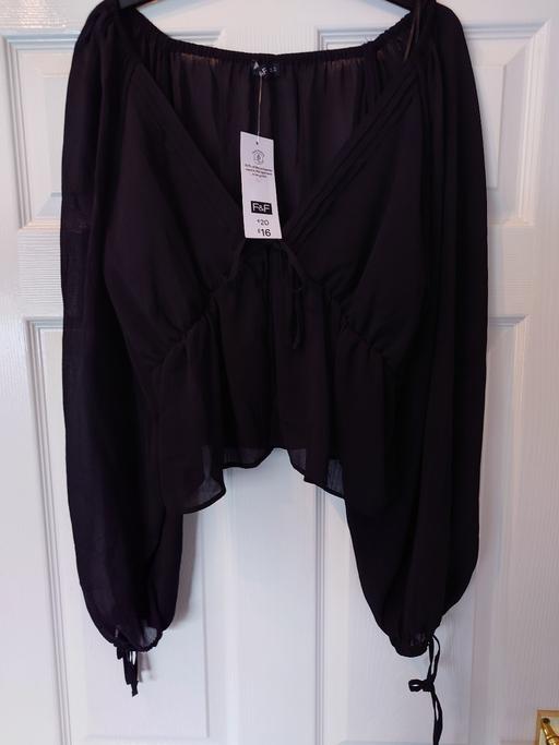 Buy & Sell Woodthorpe Charnwood - Photos for Women's black blouse size 18