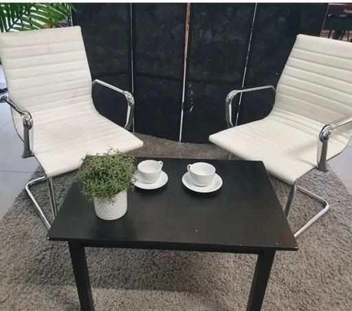 Buy & Sell Waddon South East London - Photos for 2xWhite Chrome Conference Meeting Chair