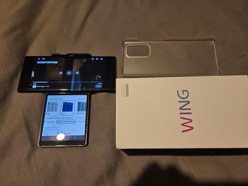 Buy & Sell Charing Cross Central London - Photos for LG WING 5G 256GB BLACK A++++